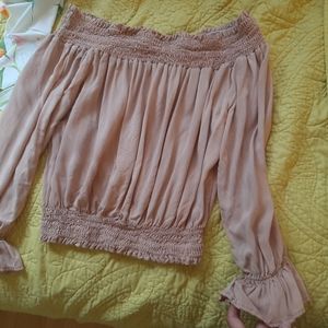 Wasabi + mint pink shirt